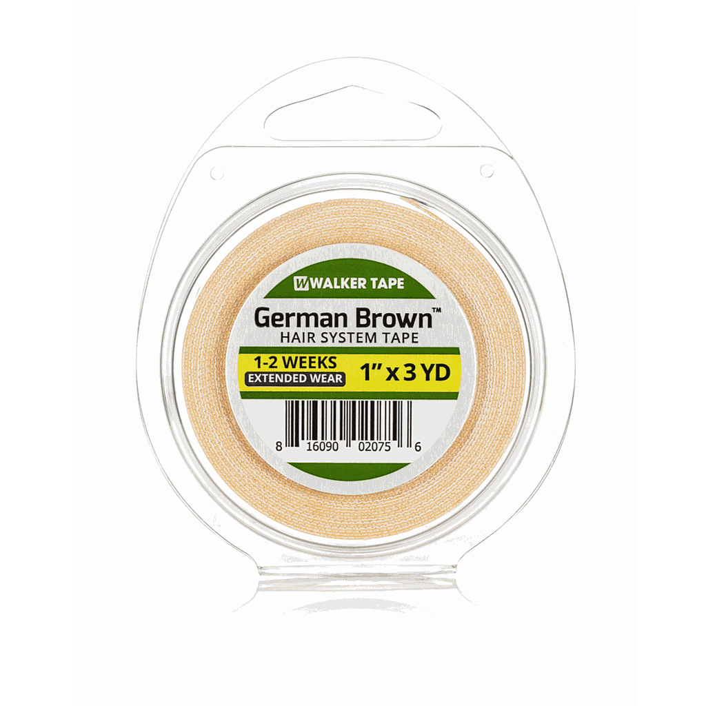 German Brown Tape Rolls - 1" x 3yds (108") Tape Roll