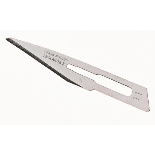 [P002004] SWANN MORTON Hojas de bisturí N°11 20x5pzs