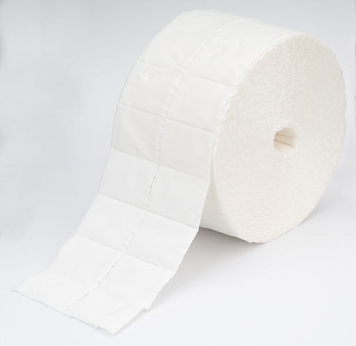 [P000236] SIBEL Toallitas Celulósicas Cuadradas 4cmx5cm Rollo 1000pcs