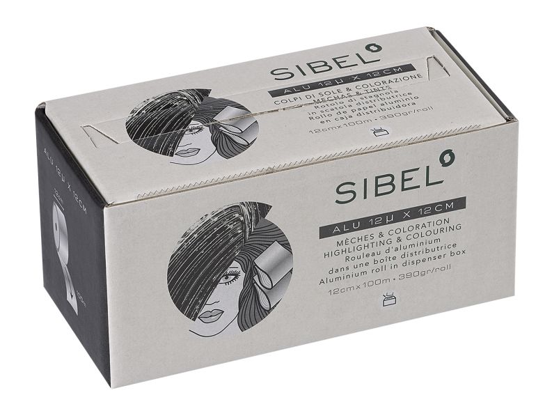 SIBEL Rollo Alufoil 12µ Plata 12cmx100m